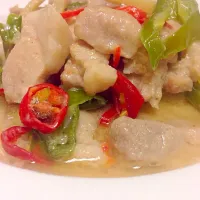 Spicy pork saute in coconut milk.|My Cochinaさん