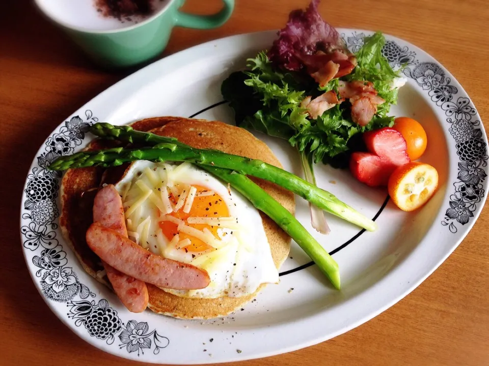 そば粉のホットケーキ|〜かもねぎポン酢食堂〜TOMOEさん