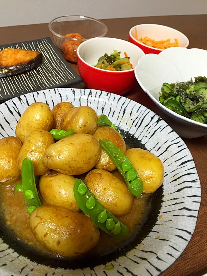 新じゃがの甘辛味噌炒め煮|kaoさん