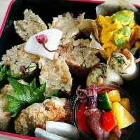 アジご飯の花見弁当|けいこさん