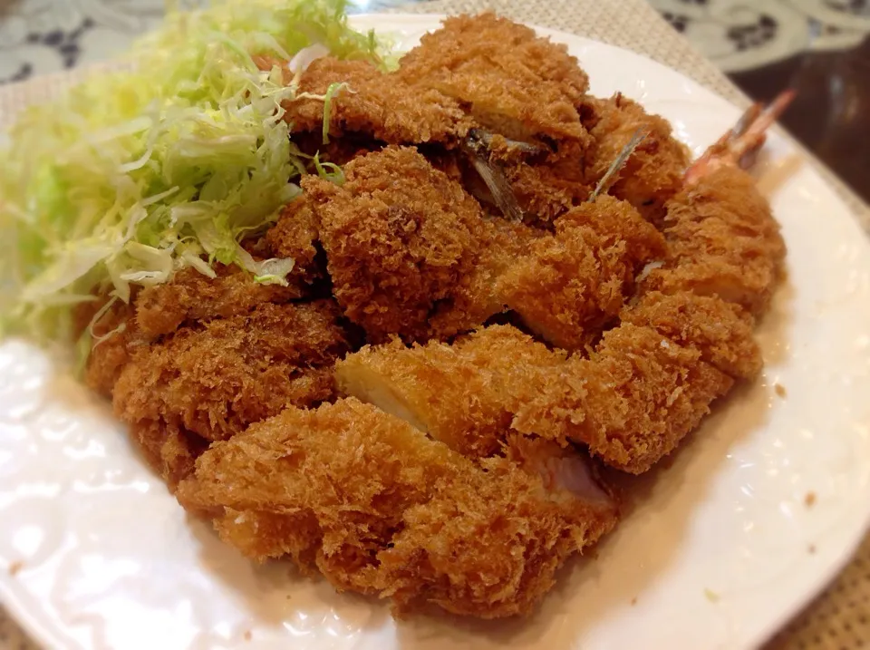 巣鴨地蔵通り「ときわ食堂」😋さんの揚げ物👍|アライさんさん