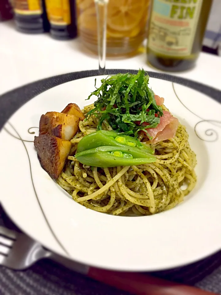 みほままこさんの料理 key♪さんのレモン酢で、万能しそダレパスタっす♪|みほままこさん