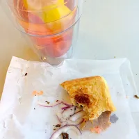 Snapdishの料理写真:Roast beef w/ fruit-infused water|Samantha Jonesさん