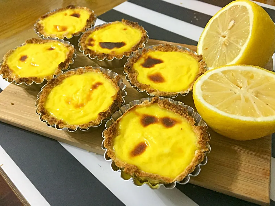 Lemon Egg Tarts🍋|Pnpimmyさん