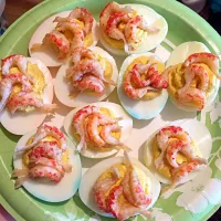 Crawfish deviled eggs|Elise Templetさん