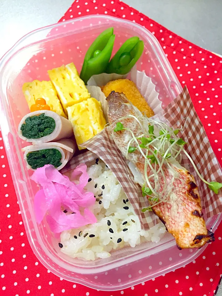 Snapdishの料理写真:本日のお弁当|くるみるくさん