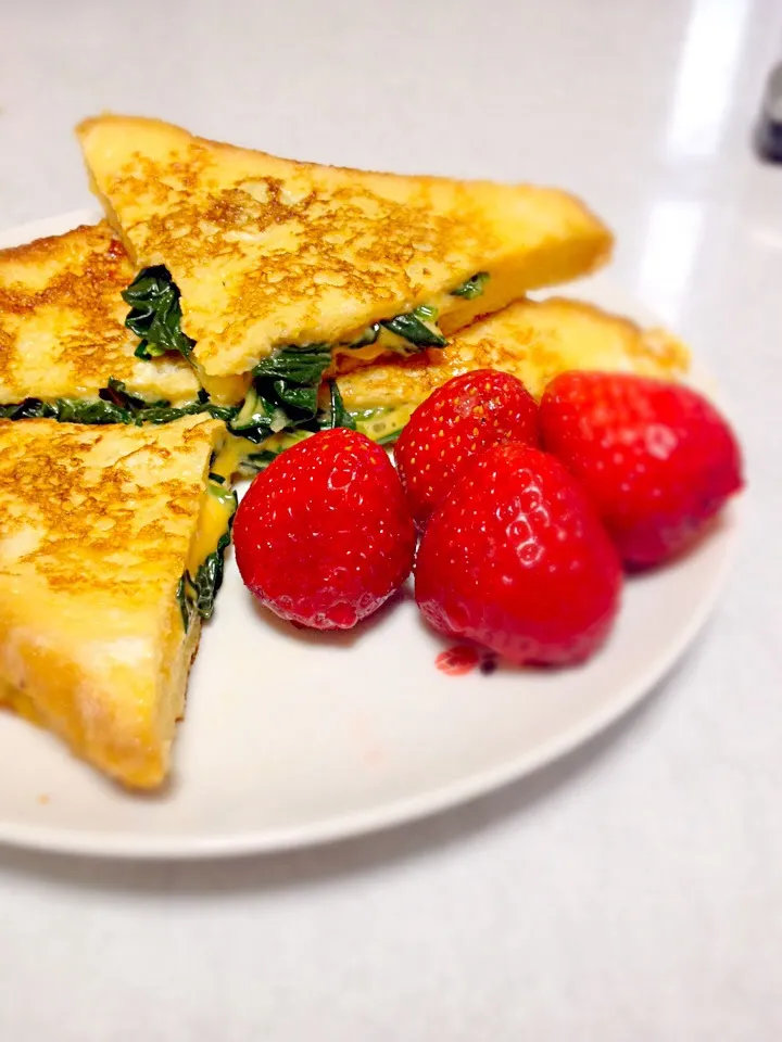 朝ごパンなフレンチトースト|もっさんさん