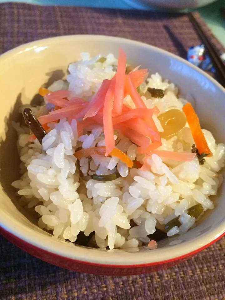 Mountain vegetable rice|Nigelさん