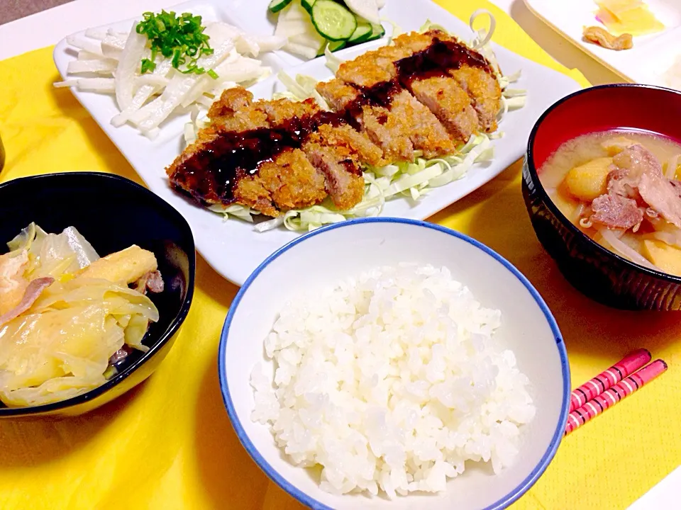 トンカツ定食♥️|maipuさん