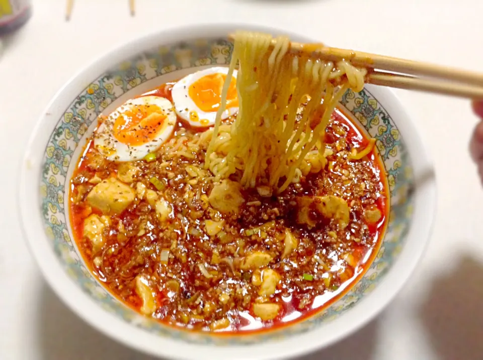 サリ麺を使った激辛麻婆麺  赤山椒でビリビリ|Takeshi  Nagakiさん