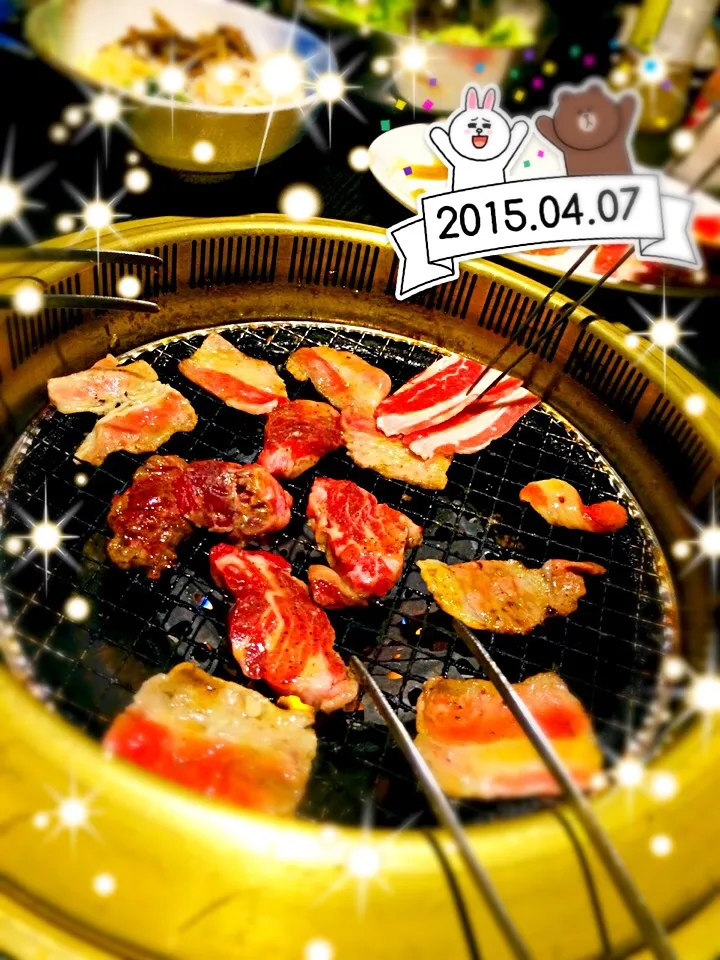 高校入学のお祝い🌸焼き肉食べ放題✨|はやちんさん