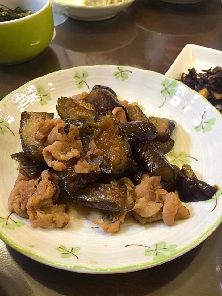 茄子と豚肉の炒め煮|アラフォー初心者さん