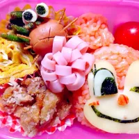 遠足＊ドキンちゃんお弁当|りおままさん