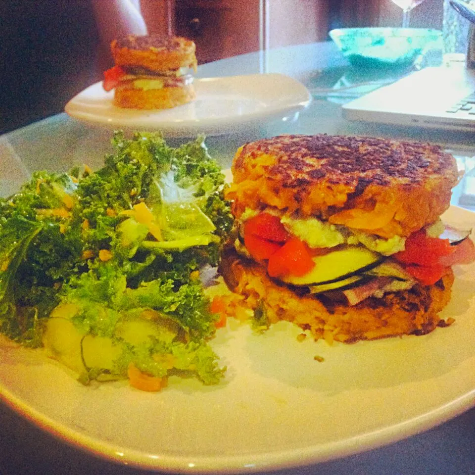 Snapdishの料理写真:#sweetpotato bun sandwich|Ellis Hechtさん