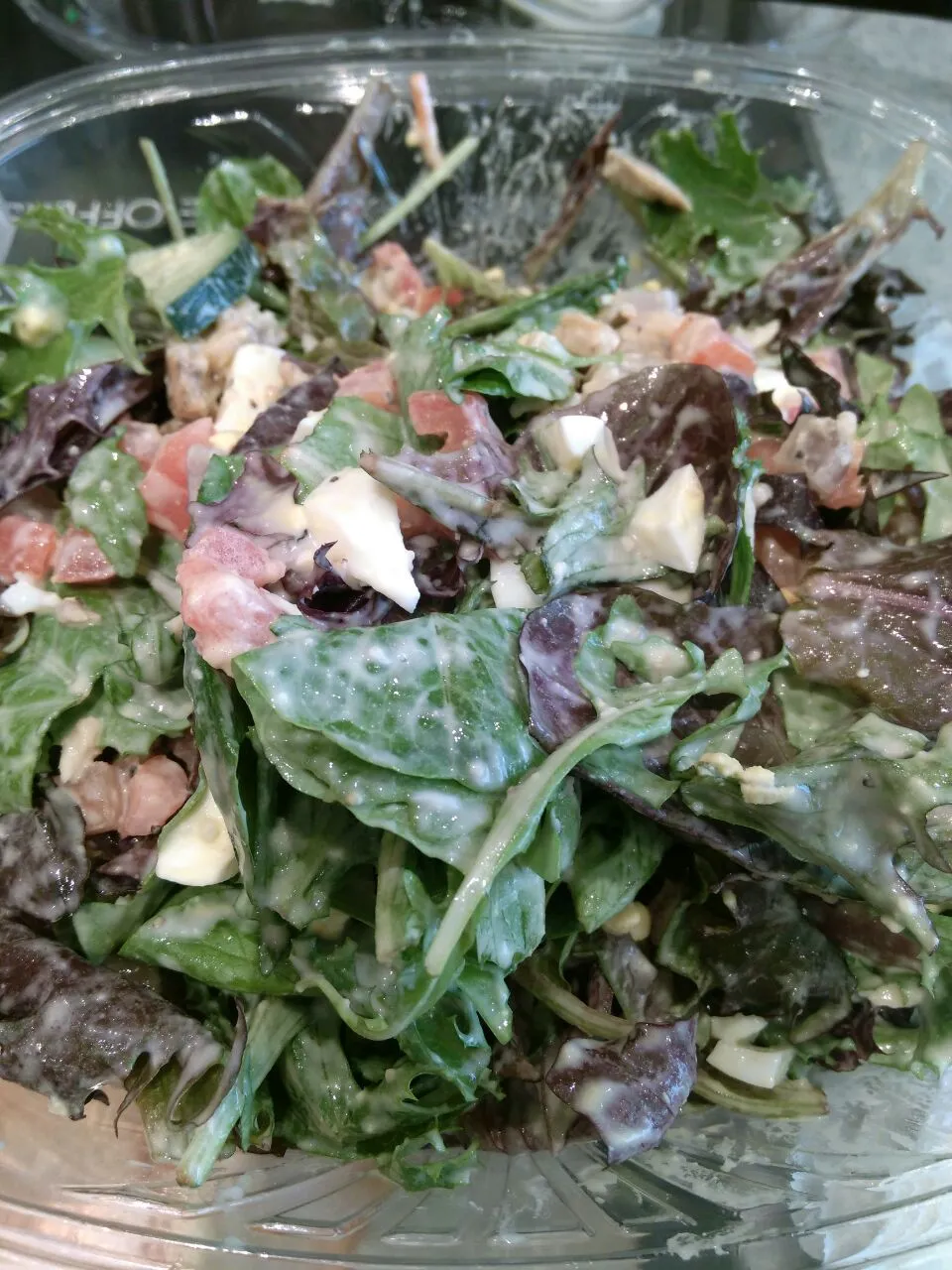 Snapdishの料理写真:The most unhealthy salad ever.|MyFoodBlogさん