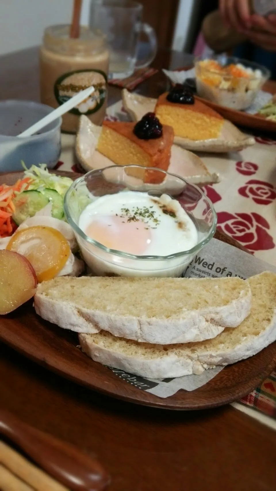 富士子🍒🐰🍓さんの流行りにのってみた！エッグスラット  de おうちランチ🍴|Mihoさん