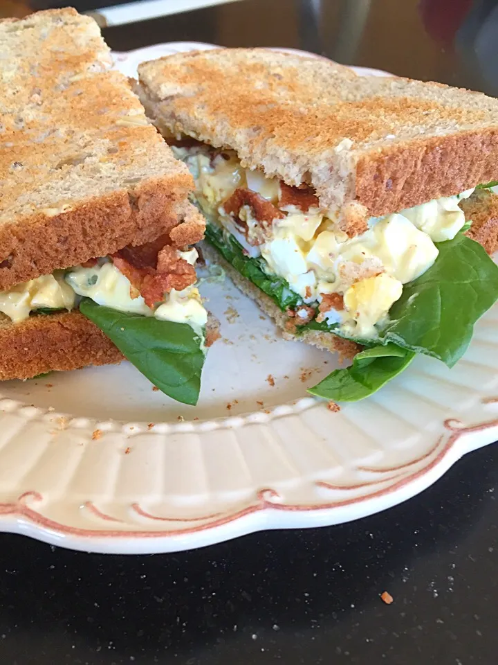 Easter Egg Salad with Spinach and Bacon|K Goodnessさん