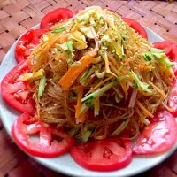 Snapdishの料理写真:涼拌五絲✨klala's vermicelli salad,くららさんの春雨ｻﾗﾀﾞ