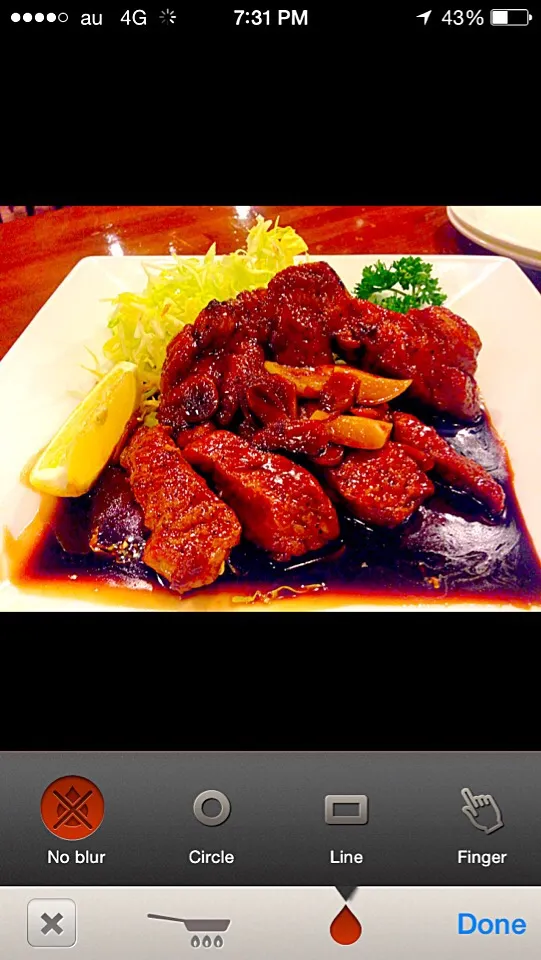 ビーフステキと焼き肉タレ - Beef steak with barbecue sauce ❤️😋✨|Liezlさん