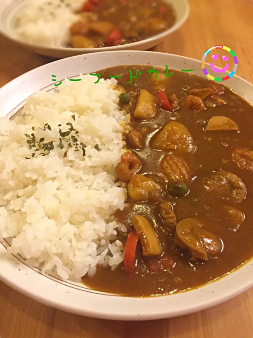 シーフードカレー|こずえ⑅◡̈*さん