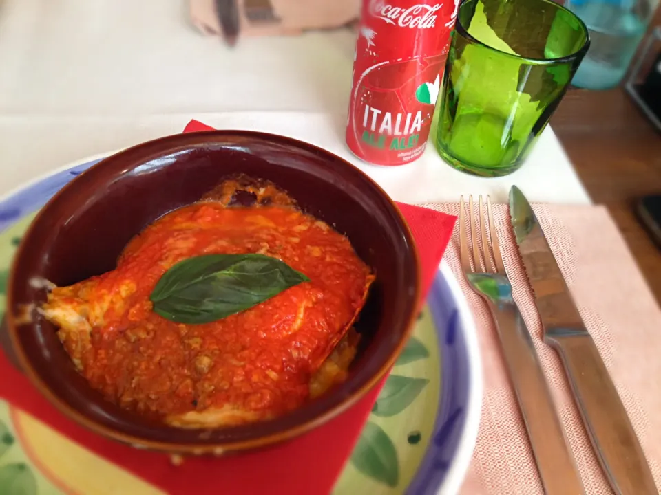 Lasagne, Coca-Cola|alessia linさん