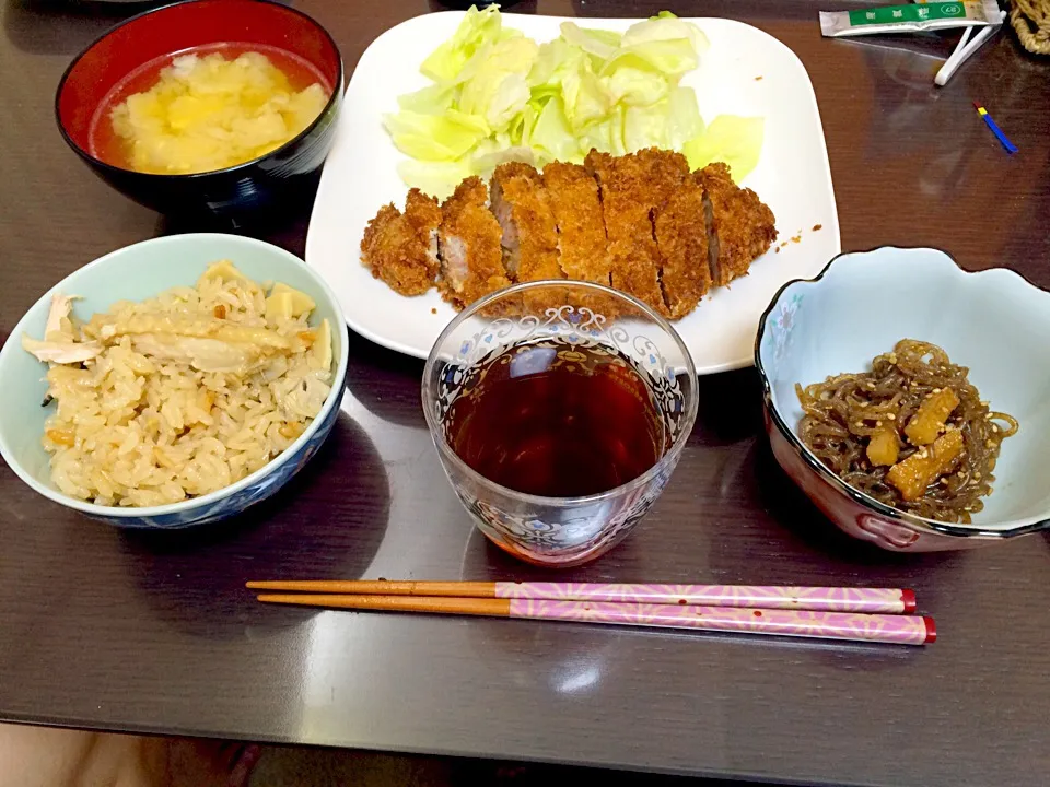 とんかつ定食|みゆさん