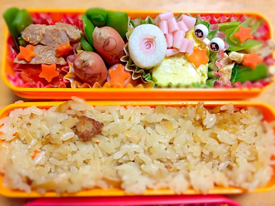 Snapdishの料理写真:タケノコ弁当|Hiroko Sasaharaさん