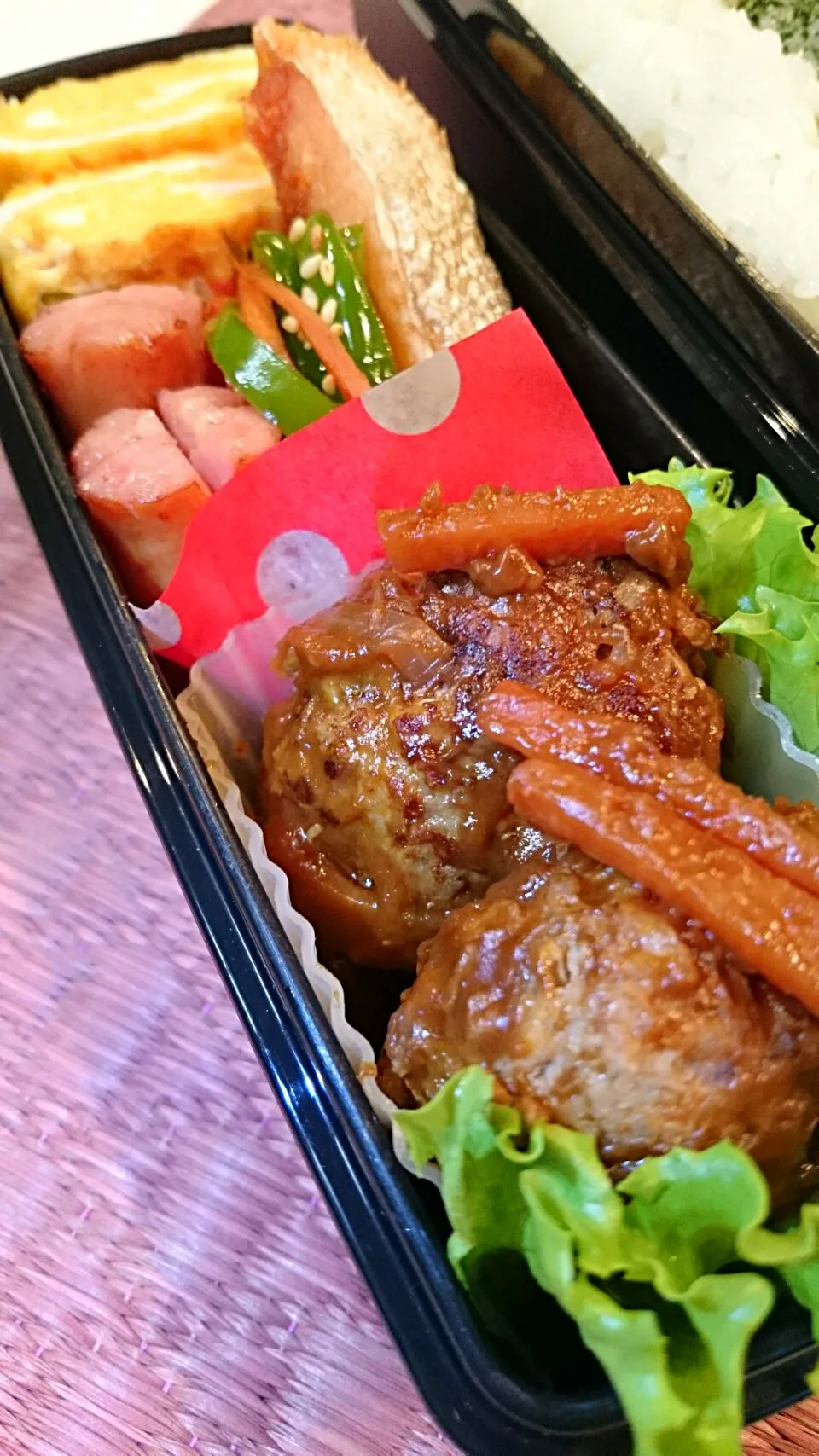 Snapdishの料理写真:今日のお弁当4/9|くみ。さん