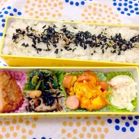 Snapdishの料理写真:彼氏のお弁当|えりかさん