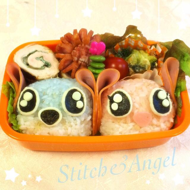 おいしい スティッチを使ったキャラ弁のレシピアイディア集 Snapdish スナップディッシュ