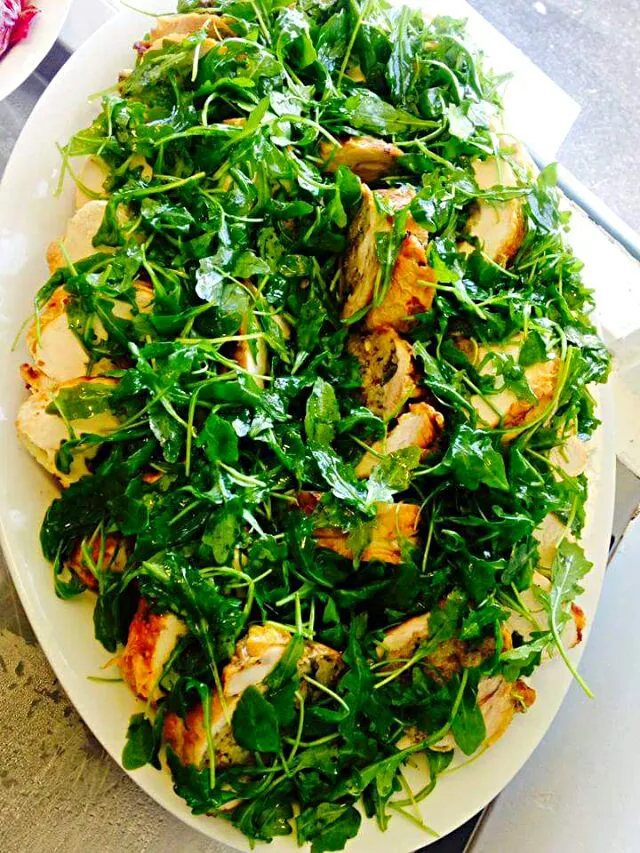 free range chicken salad|CHUENCHAIさん