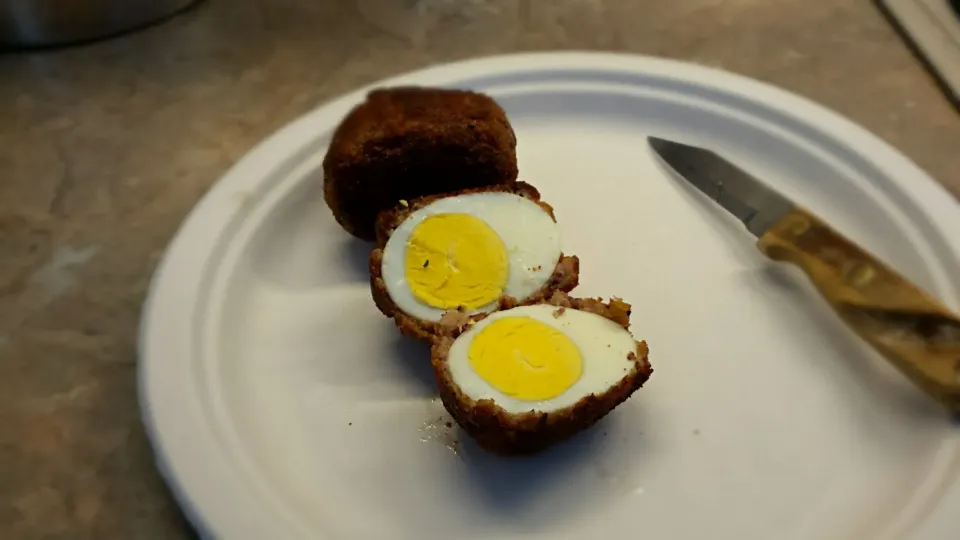 Scotch Eggs (Boiled Egg, Sausage, Italian Breadcrumbs, etc)  #BassTaste|BASS.TASTEさん