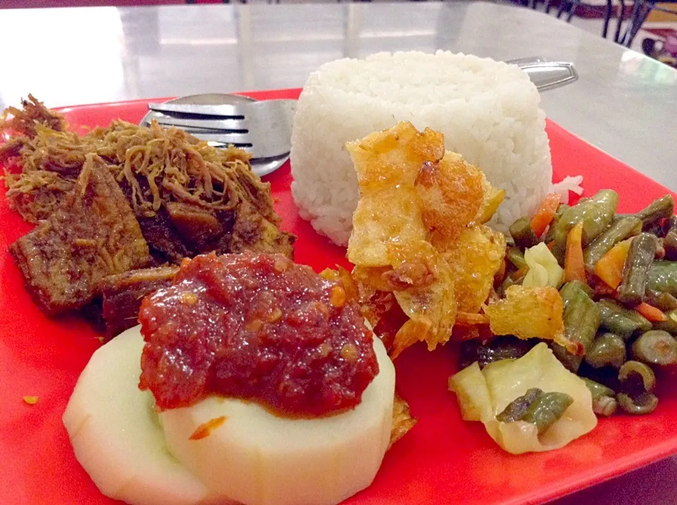 Snapdishの料理写真:Nasi Empal Babat|Bambang Budiono Tjioさん