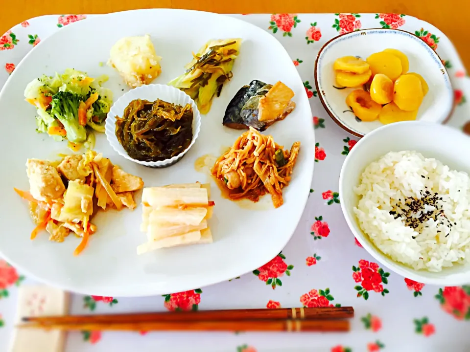 残り物でお昼ご飯|さあさん