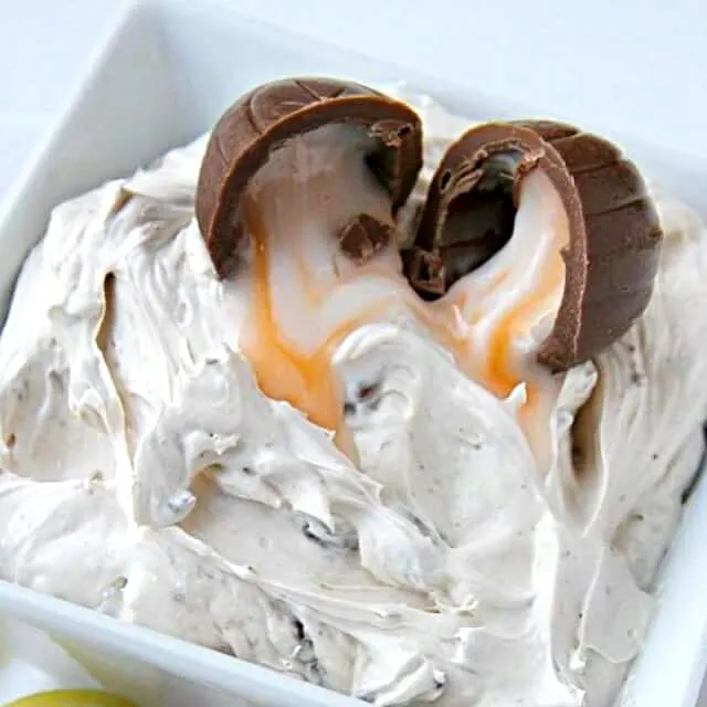 cadbury cream egg dip #dessert|CHUENCHAIさん