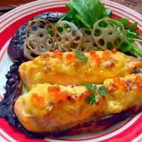 Tartar sauce grilled salmon🐟ｻｰﾓﾝのﾀﾙﾀﾙ焼き
