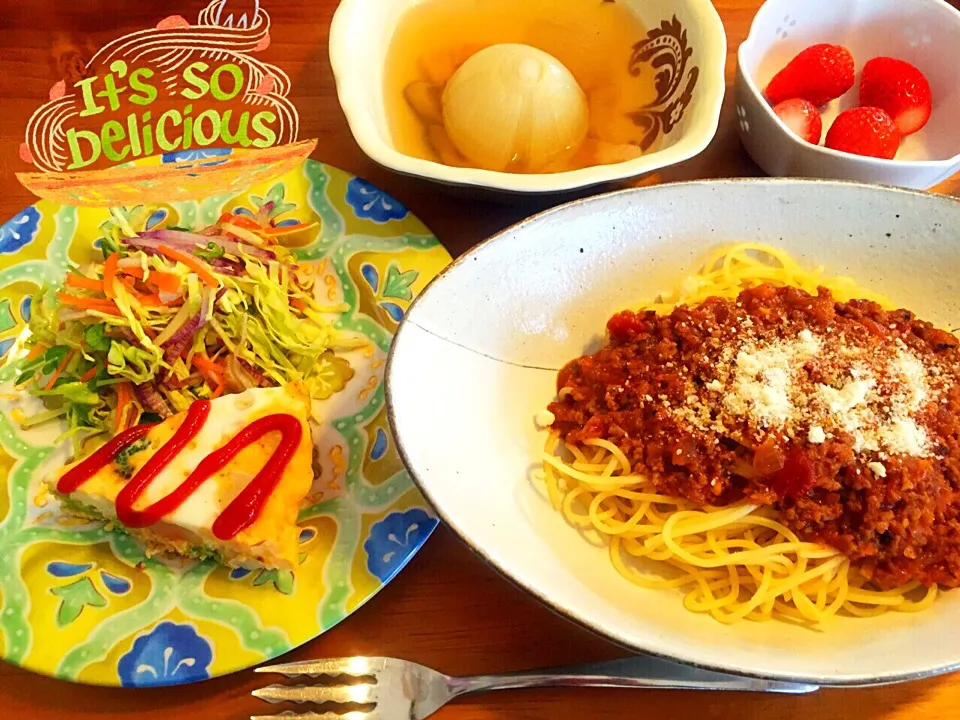 ミートソースパスタ🍝✨|nacchan♪さん