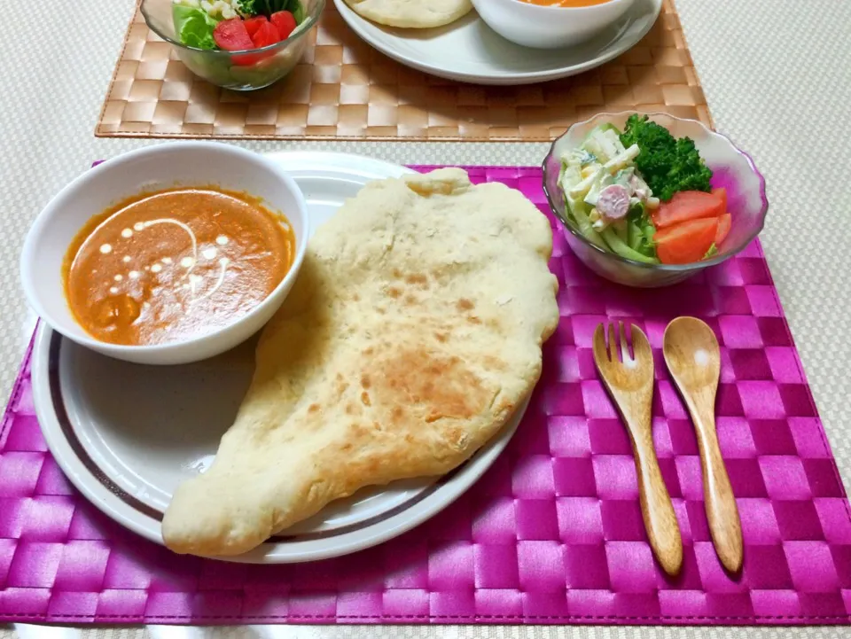 バターチキンカレー&ナン|ちーさん