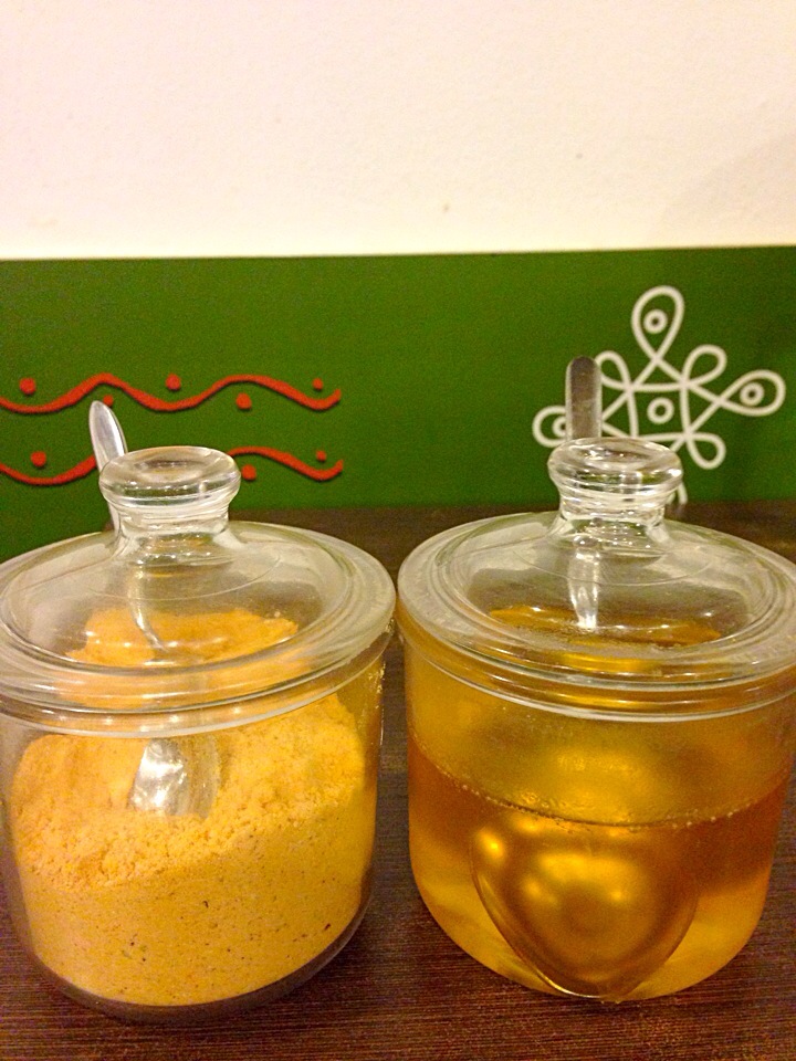 Paruppu podi with ghee