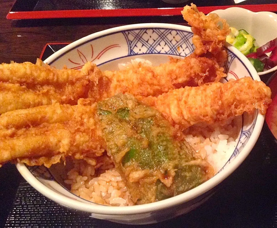 穴子天丼で夕ご飯  穴子がフワフワでうまい‼️|zeroweb_bossさん