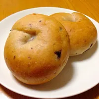 Snapdishの料理写真:Blueberry Bagels|Mika Lottoさん