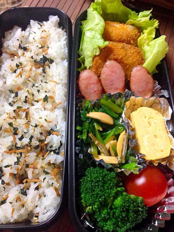 前日のヒジキ煮リメイクしてコロッケにしてみました！息子用弁当２日目！|じゅんけさん