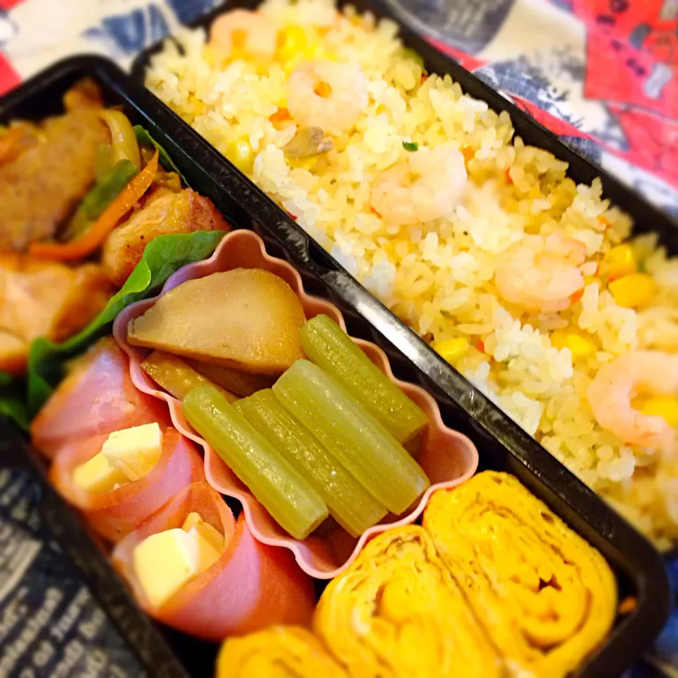 4/10 今日の高2息子弁当☆|ハピ＊アドさん