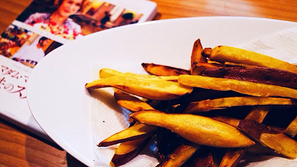 Sweet potato fries #vegan|Leahさん