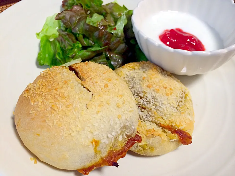 余り物のカレーで手作りカレーパン|nasumさん