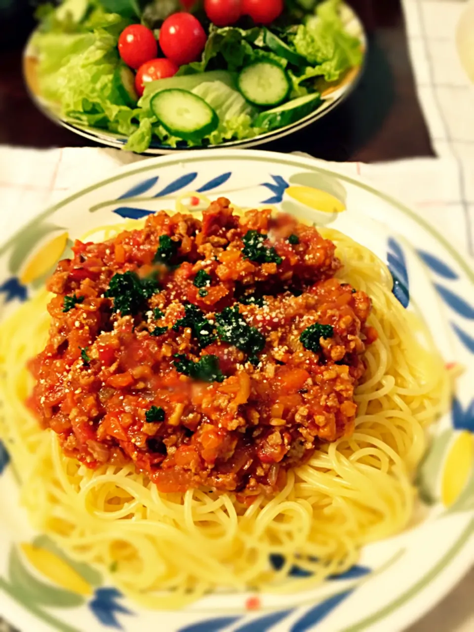 ミートソースパスタ|ゆっきーさん