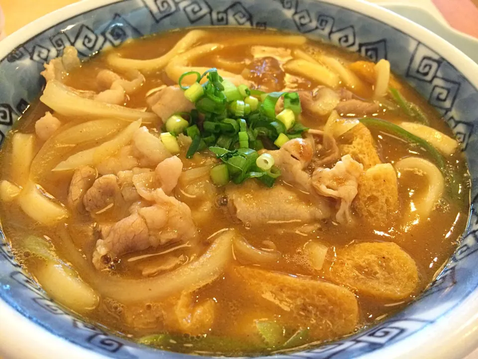 กะหรี่อุด้งหมู 黒豚カレーうどん@จังหวัดคะโงะชิม่า 鹿児島|akiさん