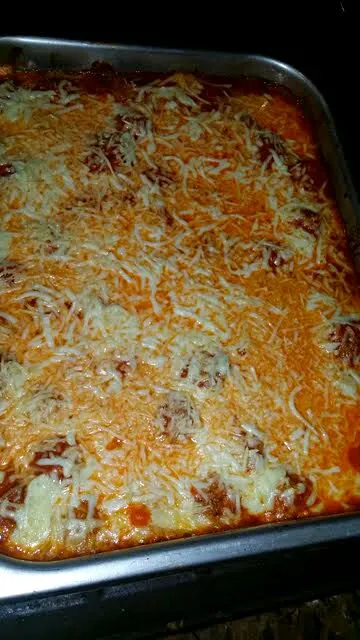 Snapdishの料理写真:MY MOM'S MEATBALL SUB CASSEROLE #Dinner #Main dish #Meat/Poultry #Beef I double seconds and go for fourths 😁😁|Alisha GodsglamGirl Matthewsさん