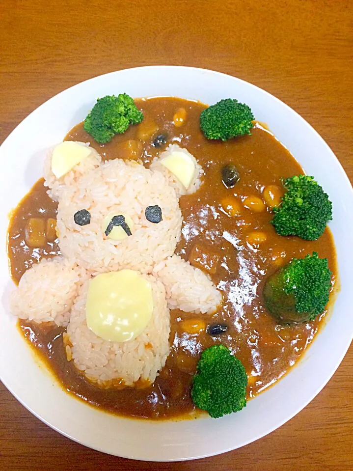 リラックマの大豆カレー。|junさん