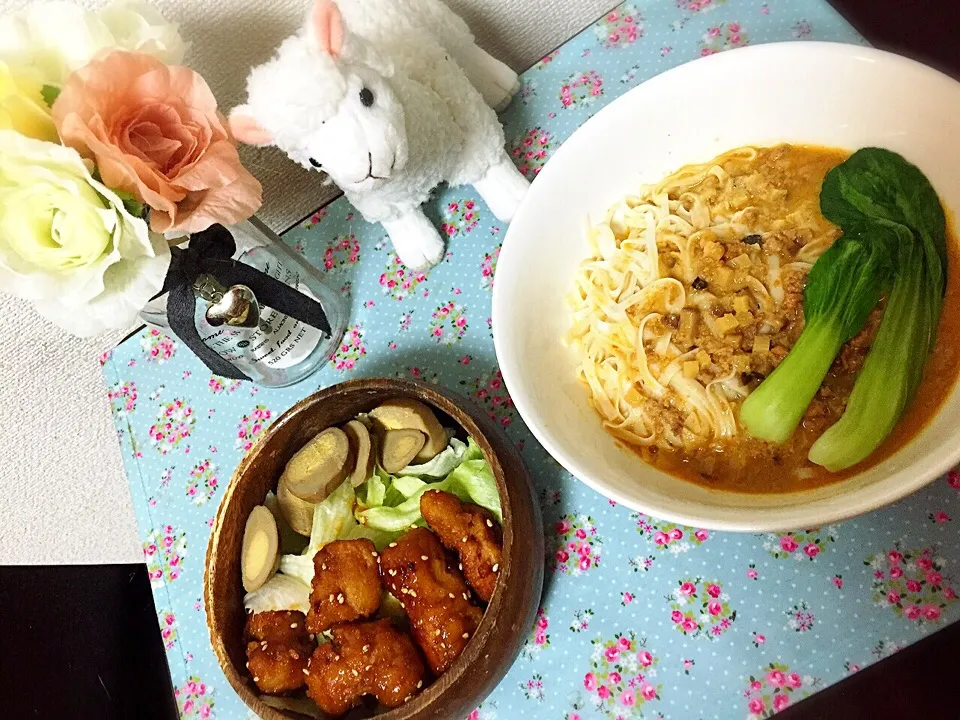 おからとこんにゃくの麺で坦々麺|nanatasu♡♡さん